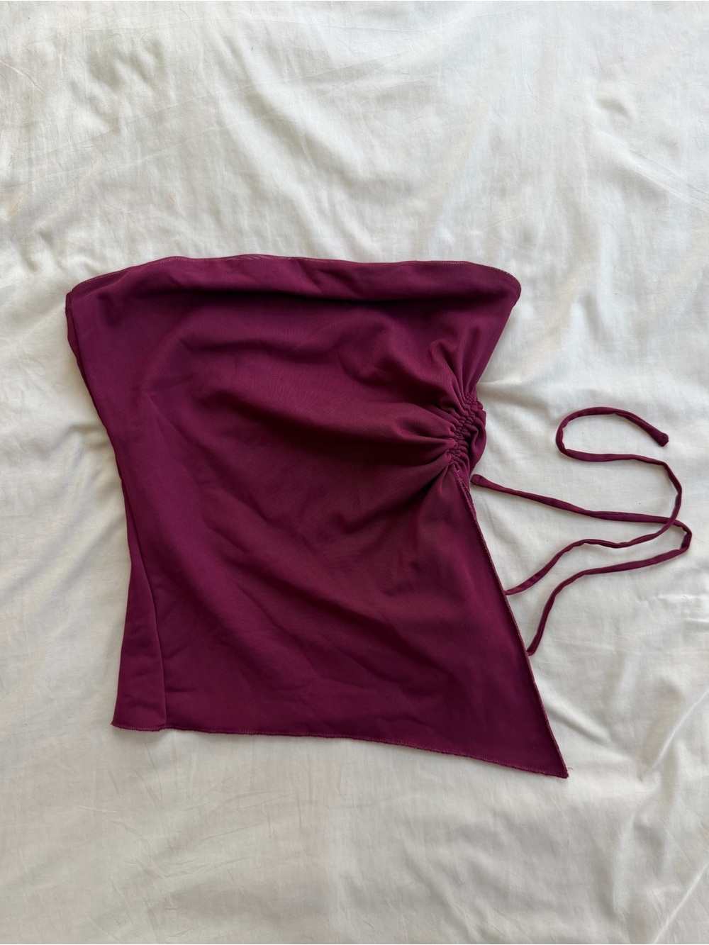 GARAGE Cinched Side Tie Top